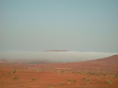 Nebel im Berg (Palmwag - Sesfontein)